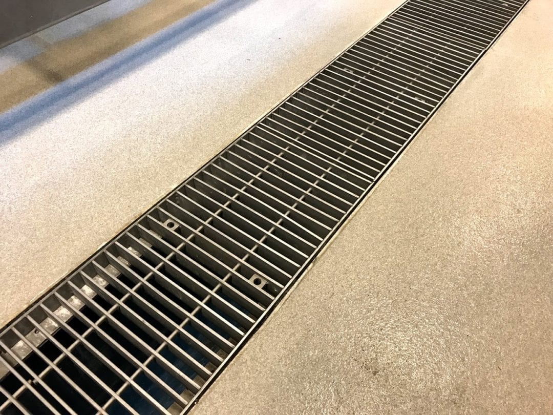 6″x1.25″x36″ Stainless Steel Trench Grate - Rockcrete USA