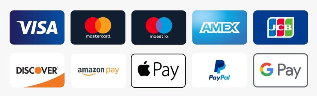 Supported Payment Icons Banner 
